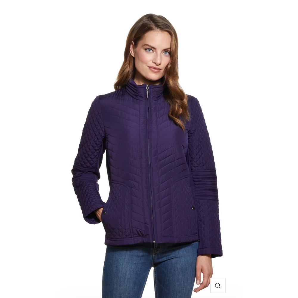 Weatherproof Jacket Women's‎ Size Large Purple Quilted Lightweight Jacket 💜💜